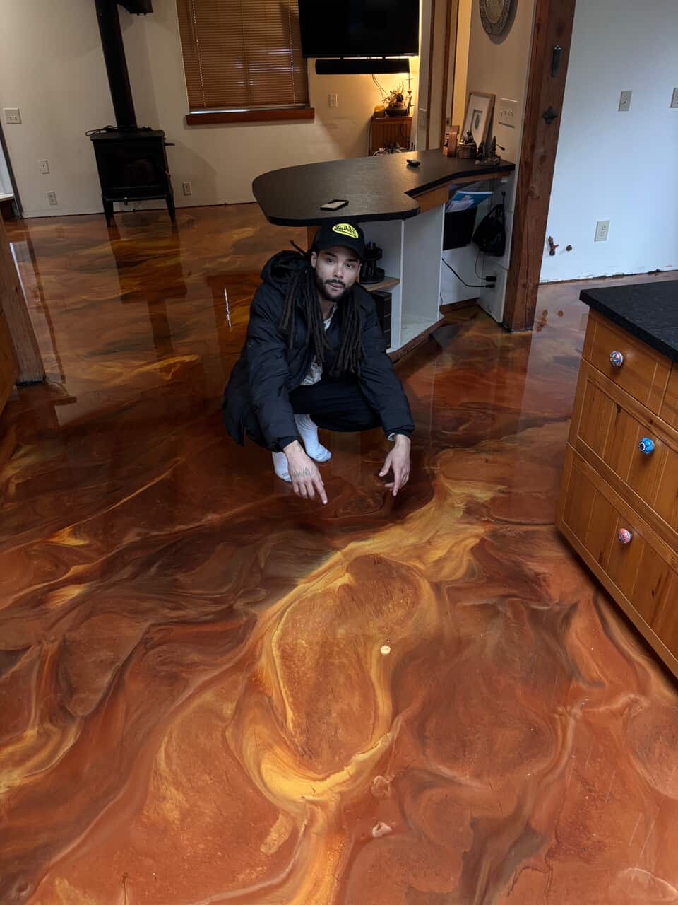 Planetary Diamond Grinding Surface Preparation by GR8 Paints & Epoxies