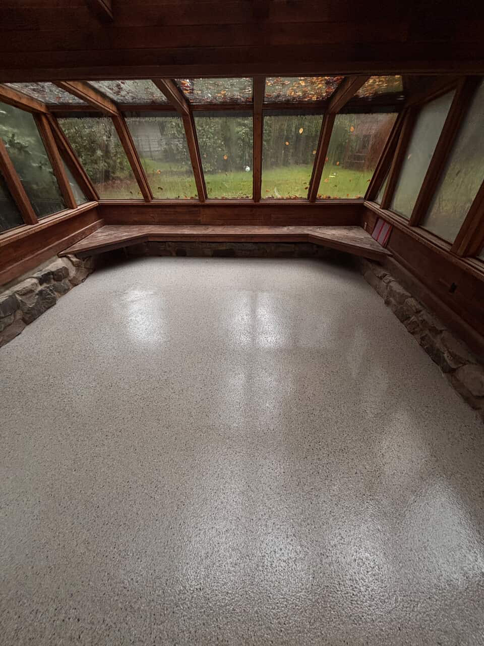 Finished Sunroom Workshop Floor by GR8