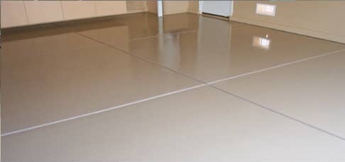Solid Color Epoxy Floor by GR8 Paints & Epoxies